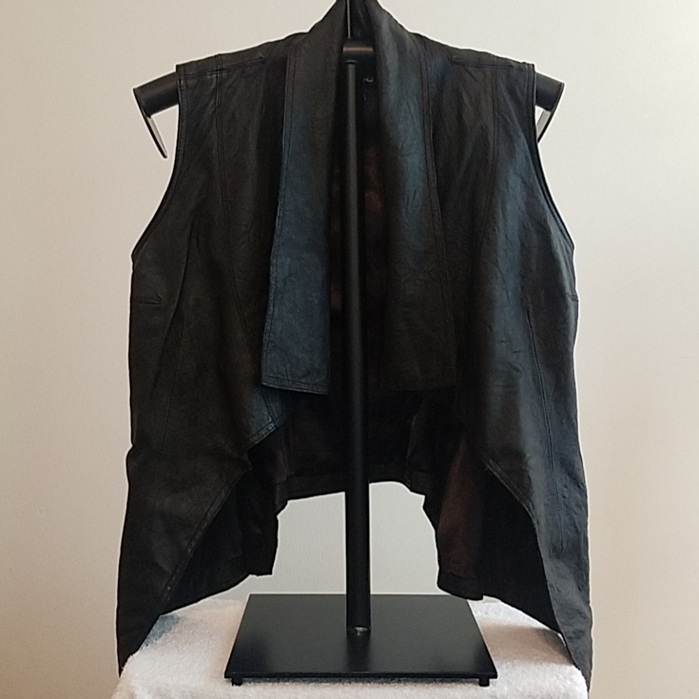 BeBe Genuine Leather Vest
